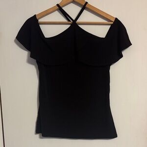 Express Black Off-Shoulder Blouse